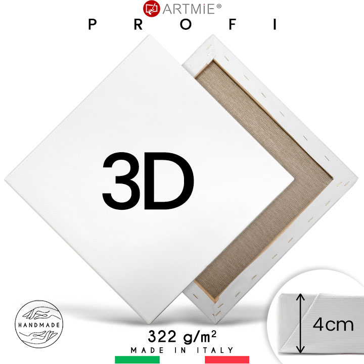 3D Τελαρωμένος καμβάς ζωγραφικής PROFI | Διαλέξτε διαστάσεις