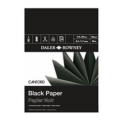 Μπλοκ με μαυρο χαρτι Daler-Rowney Canford | διαλεξτε μεγεθος