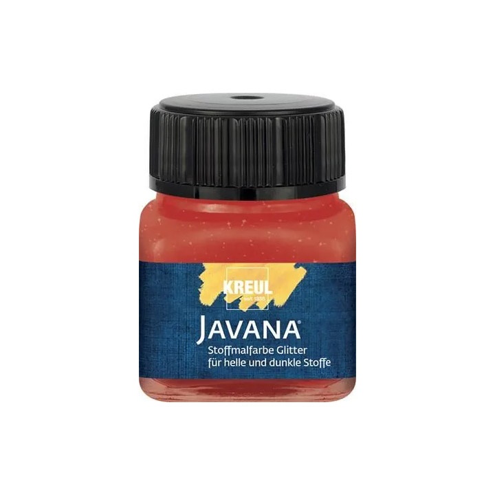 Javana Glitter υφασμάτινη μπογιά 20ml | Διάφορες αποχρώσεις