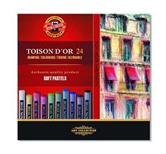 Σετ ξηρα παστελ Toison D OR Koh-I-Noor 24-τεμαχια
