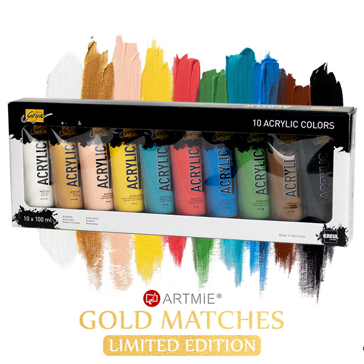Solo Goya Ακρυλικά χρώματα - ARTMIE Gold Matches